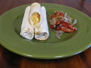 Sausage, Egg, and Cheese Burrito