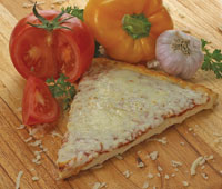 cheese wedge pizza